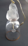 Lenox Crystal 1989 St. Nicholas Tree miniature bell ornament Made in USA - O'Rourke crystal awards & gifts abp cut glass