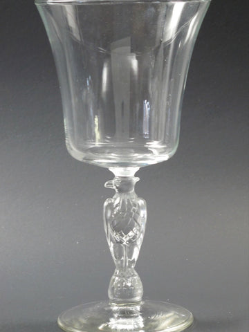 Eagle stem goblet Crystal  Made in USA - O'Rourke crystal awards & gifts abp cut glass