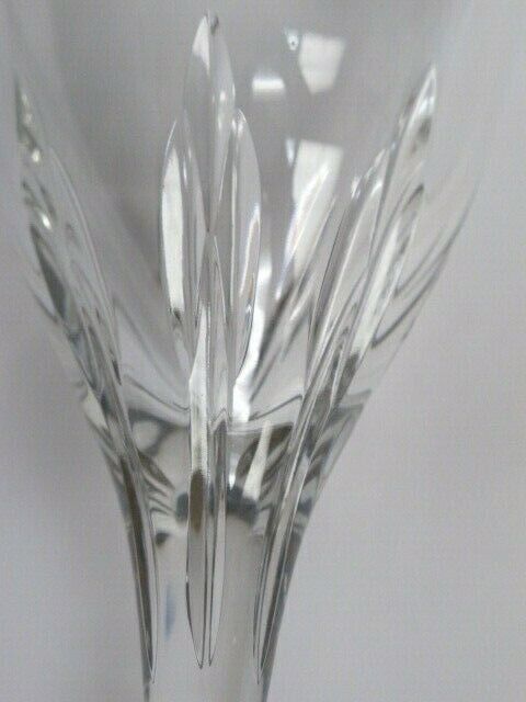 Lenox Cut glass Firelight gold rim Crystal goblet Made in USA mouth blown - O'Rourke crystal awards & gifts abp cut glass