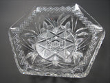 Signed Libbey American Brilliant Period Cut Glass 6 sided bowl  ABP  Antique - O'Rourke crystal awards & gifts abp cut glass