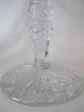 Large Hand Cut Glass compote crystal 8.5 lbs - O'Rourke crystal awards & gifts abp cut glass