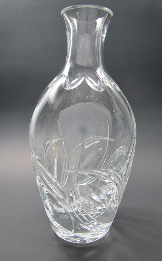 Cut glass carafe / vase 24% lead crystal - O'Rourke crystal awards & gifts abp cut glass