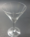 Cut stem cocktail glass  6 piece - O'Rourke crystal awards & gifts abp cut glass
