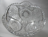 American Brilliant Period hand Cut Glass bowl ABP antique Anderson? - O'Rourke crystal awards & gifts abp cut glass