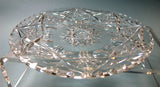 Plate American Brilliant Period Cut Glass  blown blank Antique - O'Rourke crystal awards & gifts abp cut glass