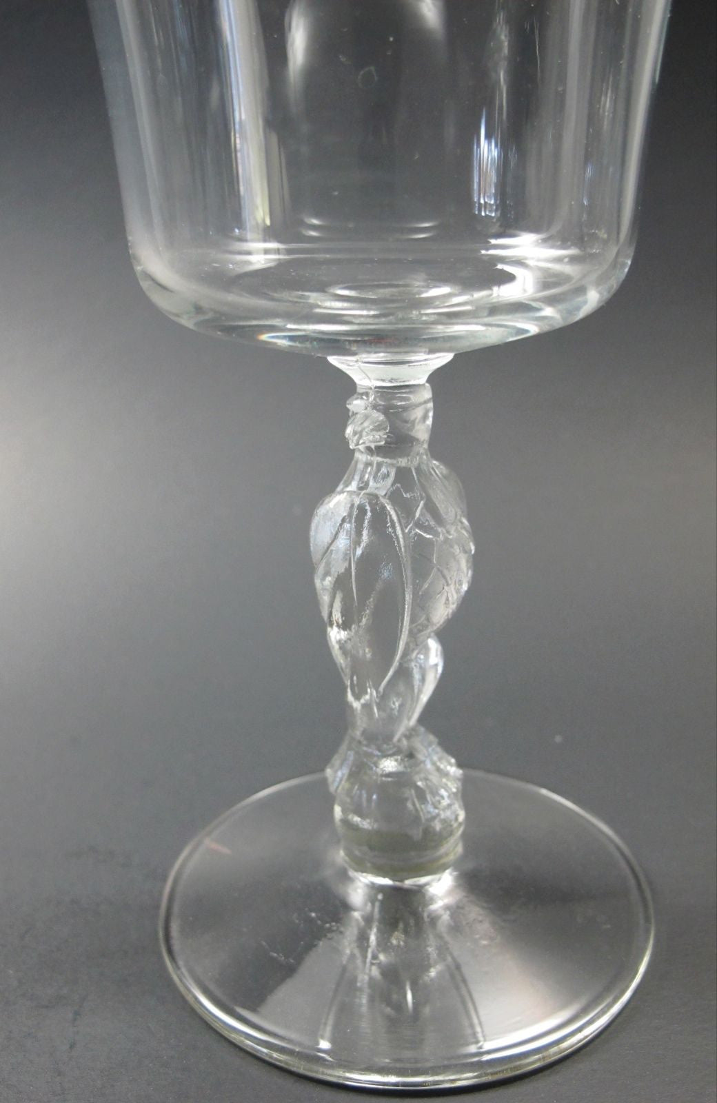 Eagle stem goblet Crystal  Made in USA - O'Rourke crystal awards & gifts abp cut glass