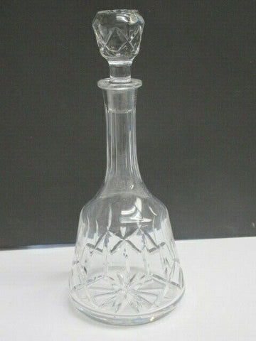Hand Cut glass decanter 24% lead crystal - O'Rourke crystal awards & gifts abp cut glass