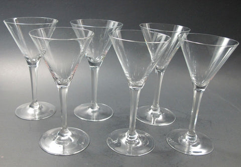 Cut stem cocktail glass  6 piece - O'Rourke crystal awards & gifts abp cut glass