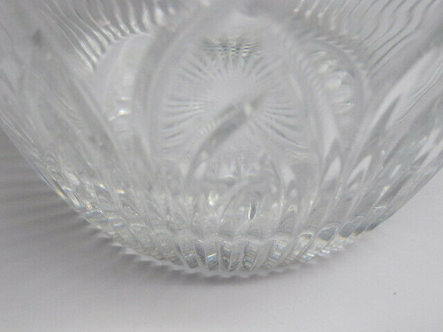 Signed Lenox Cut glass Saratoga cany jar Made in USA Mt Pleasant PA mouth blown - O'Rourke crystal awards & gifts abp cut glass