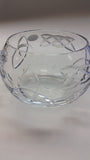 Hand cut lead crystal bowl, Celtic knot Can be customized ,glass, Shamrocks - O'Rourke crystal awards & gifts abp cut glass