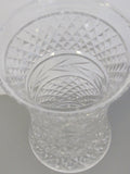 Signed Waterford Hand Cut crystal vase Irish Crystal 5224