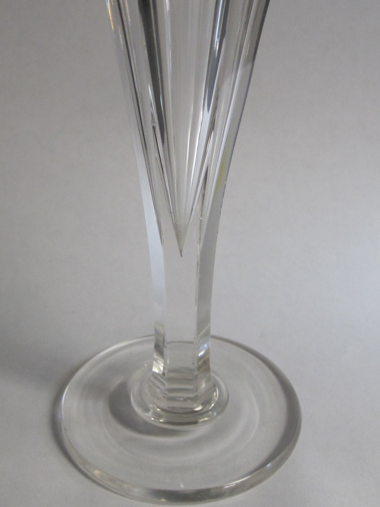 Early Cut glass vase antique