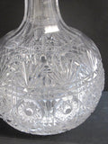 ABP cut glass Carafe Phoenix , Antique crystal