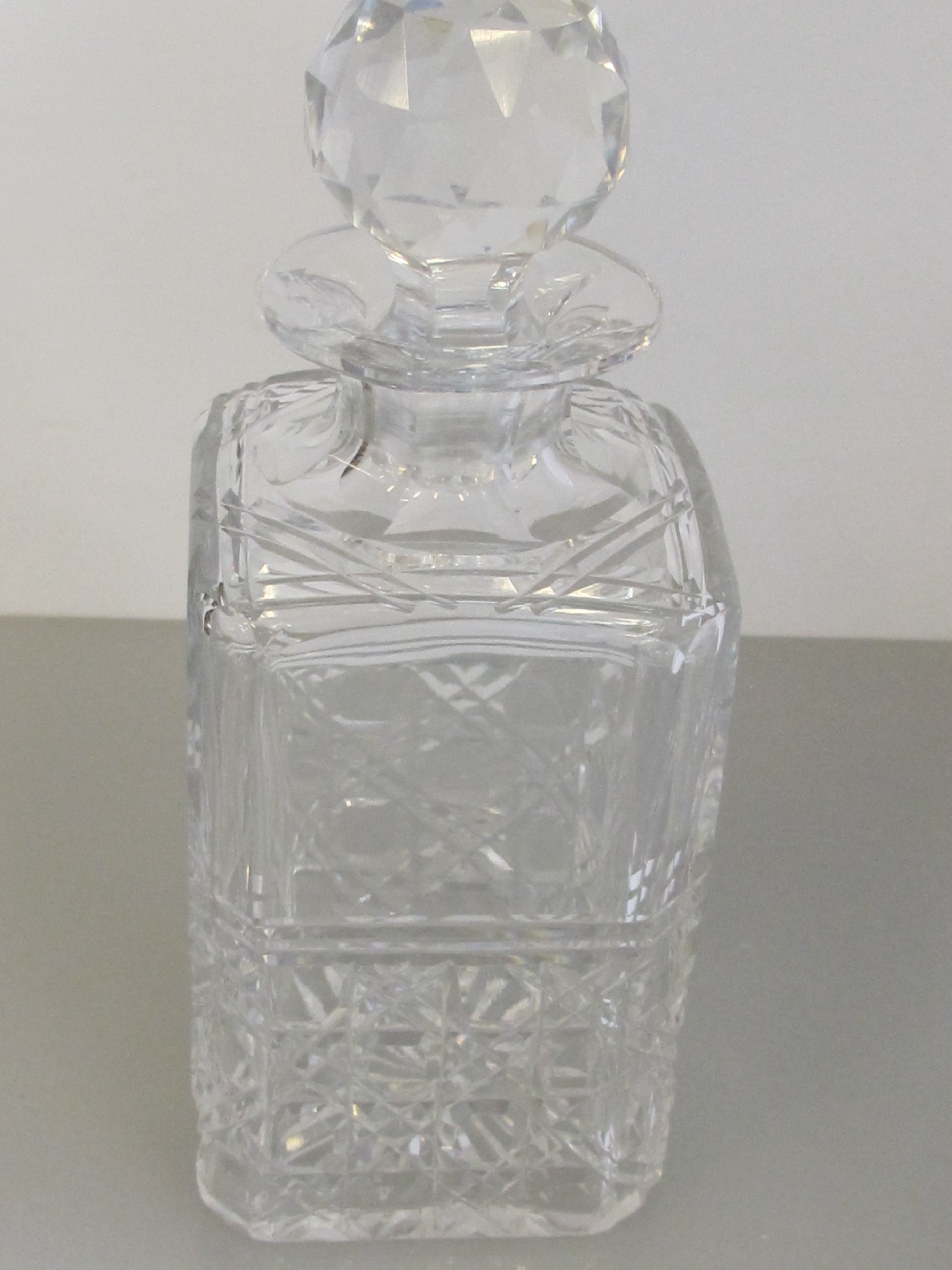 Vintage Edinburgh shops Crystal Royal Cut Decanter