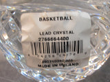 Signed Waterford crystal Basket Ball paperweight