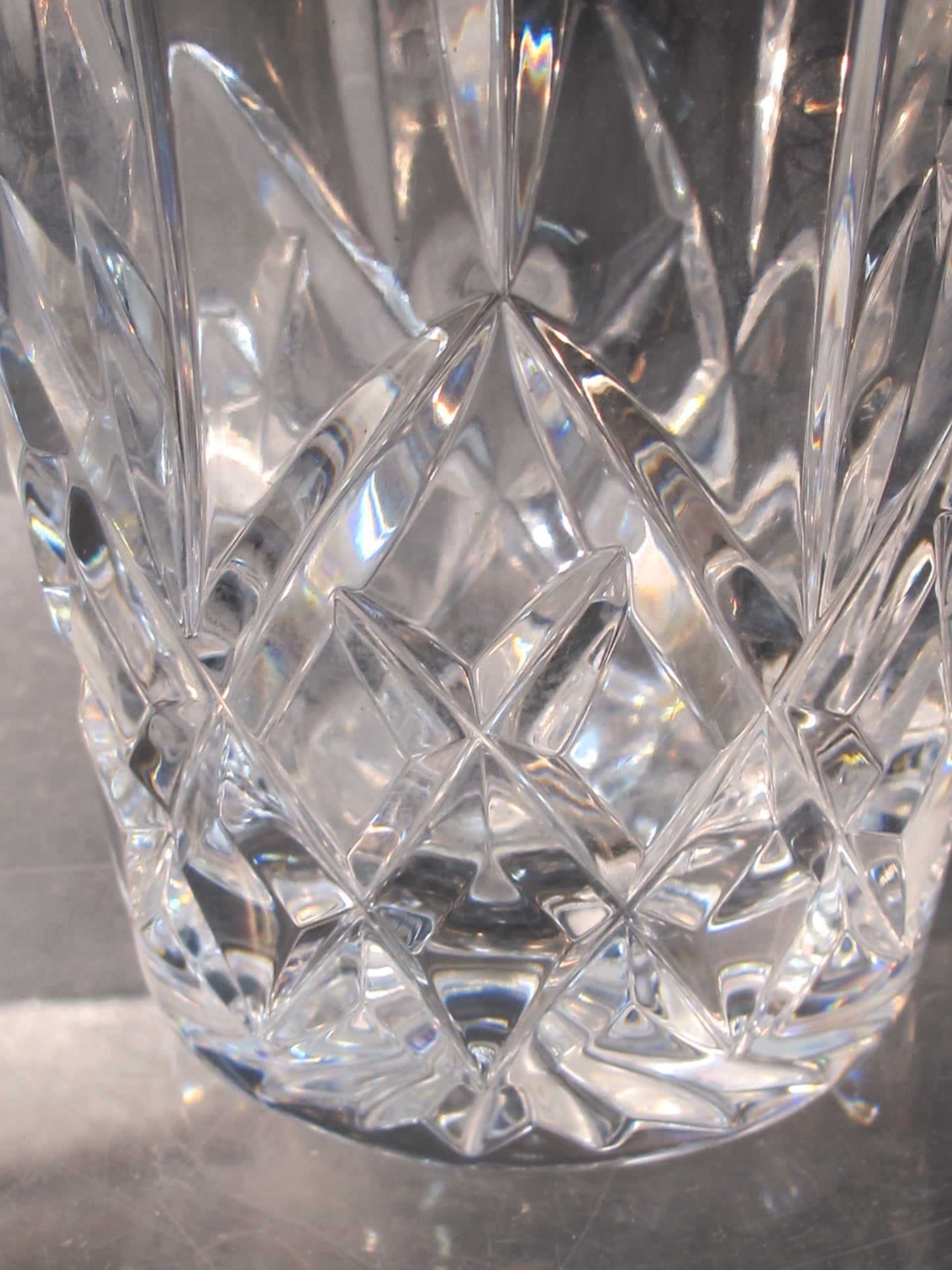 Waterford cut glass Lismore loving heart Vase
