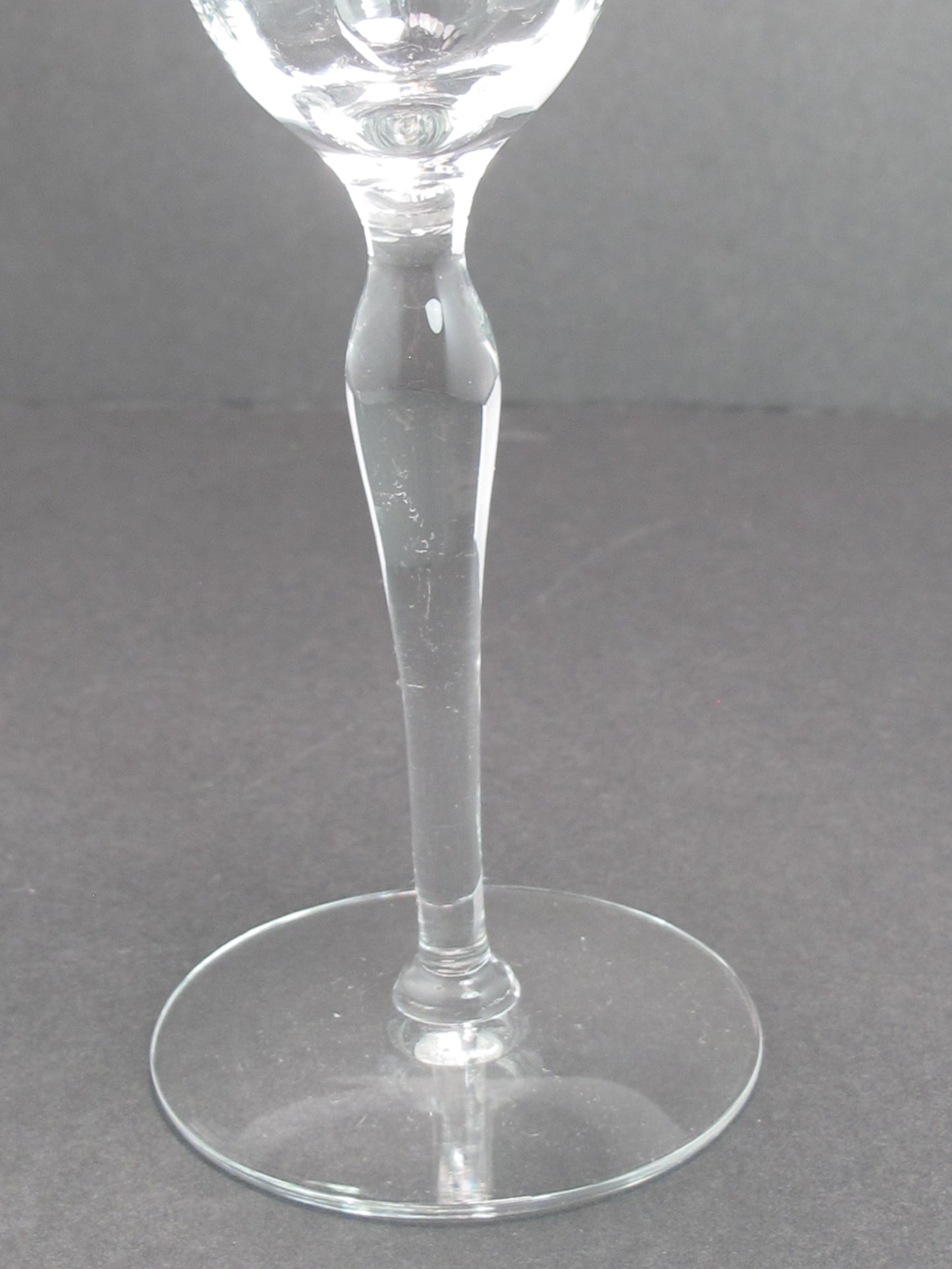 Seneca Glass #250 Set of 2 Elegant Water or Wine Glasses Cut