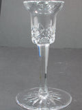 Signed Waterford CUT GLASS pair candle sticks