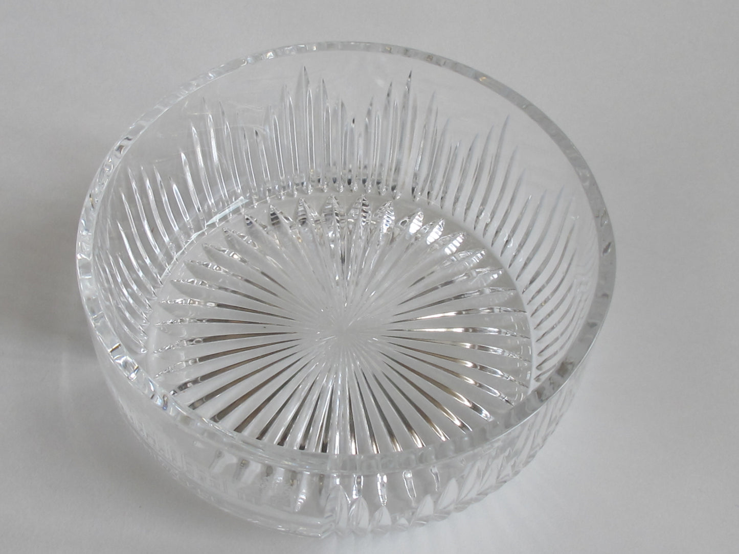 Drumthwacket Lenox Cut glass etched bowl Crystal