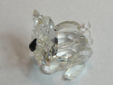 Swarovski mini duck crystal  black eyes