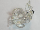 Swarovski mini duck crystal  black eyes