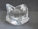 Steuben Signed small Glass freeform dish