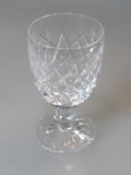 Signed Waterford CUT GLASS Donegal claret crystal Ireland