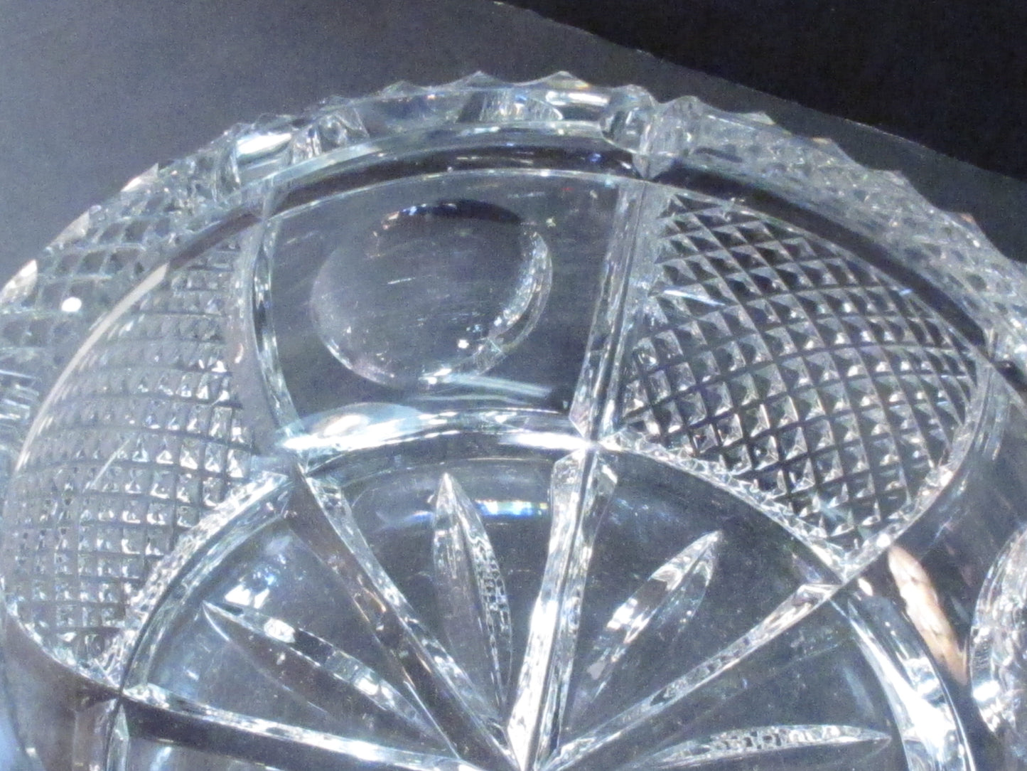 Cut glass Heavy ashtray crystal