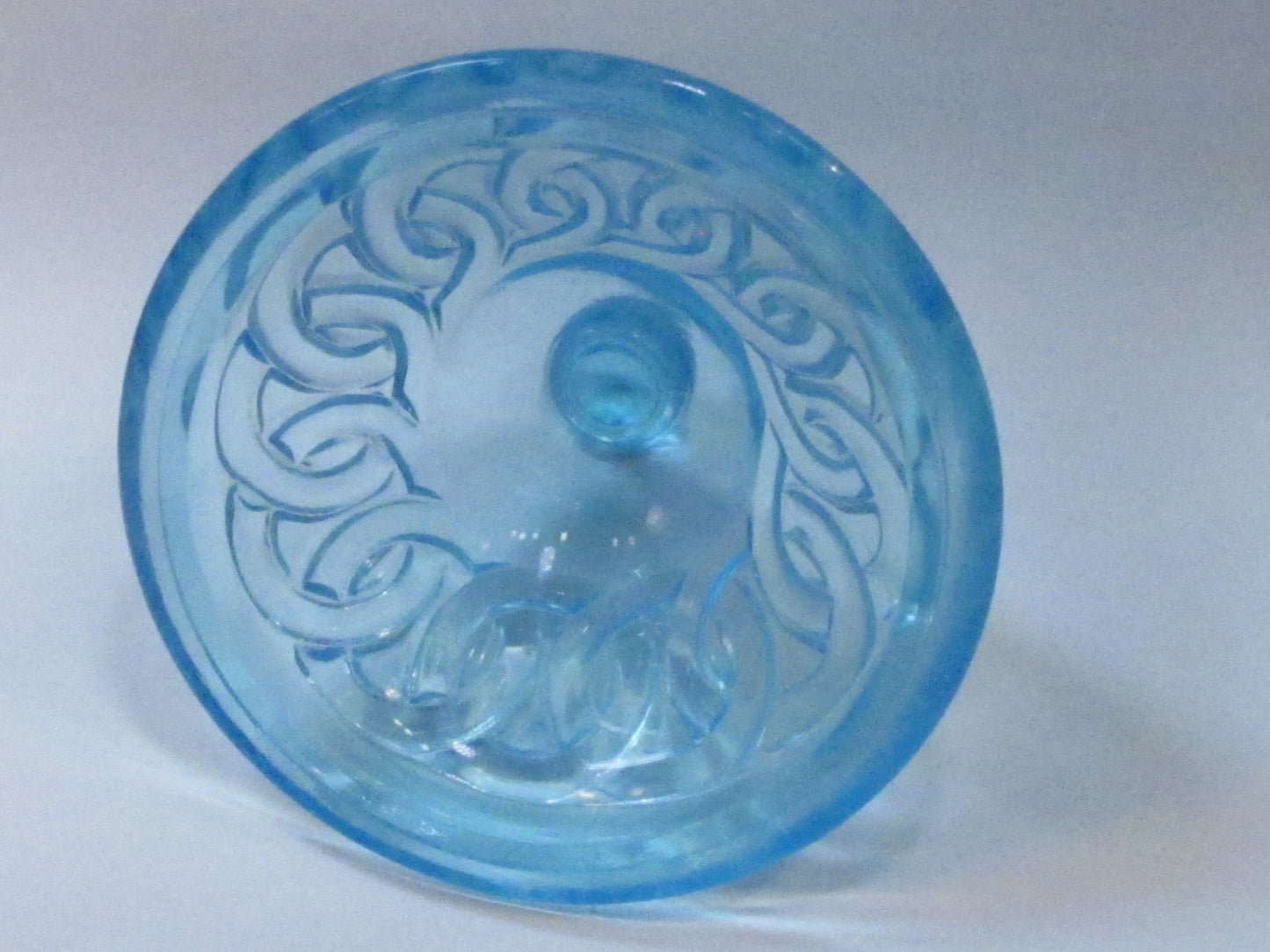 Glass jar lid Replacement blue