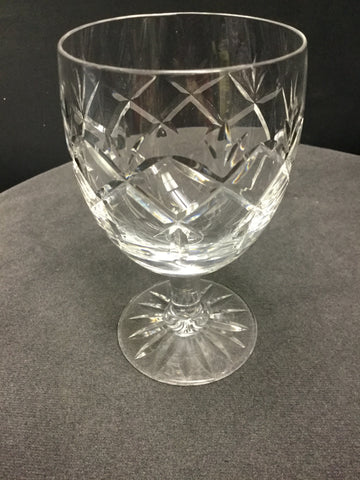 Webb Corbett Prince Charles Hand cut glass wine glass England - O'Rourke crystal awards & gifts abp cut glass