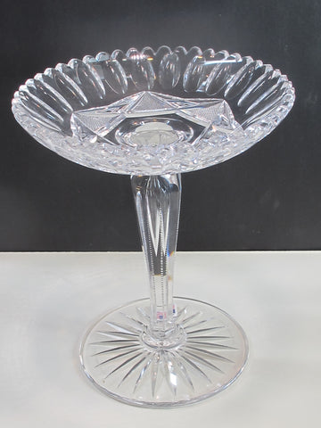 American Brilliant Period Cut Glass compote, Antique for