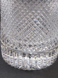 Hand Cut Crystal thistle hi-ball Signed O'Rourke