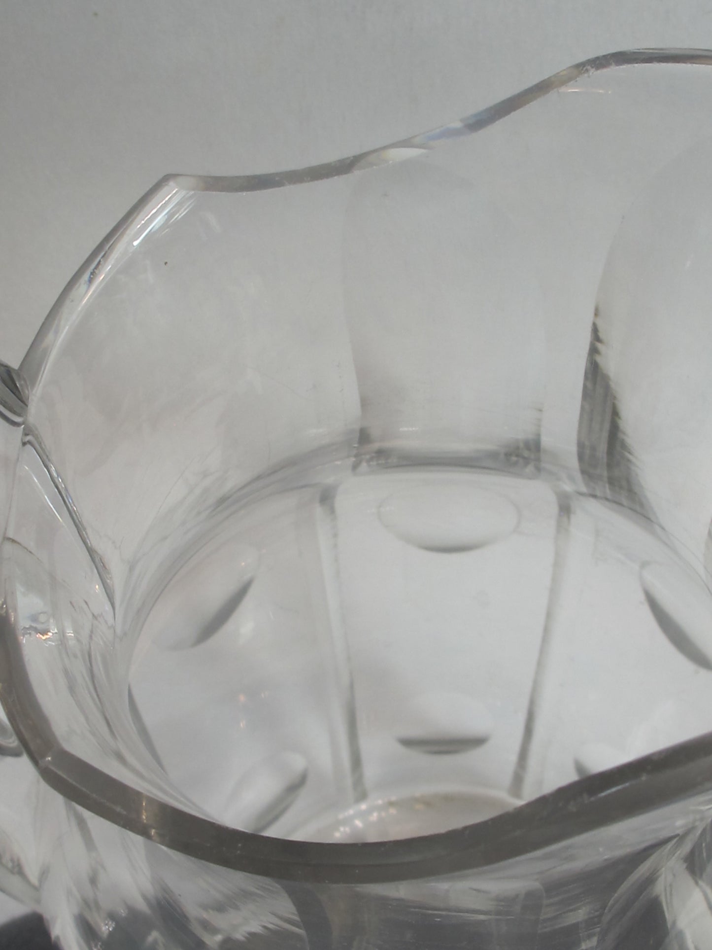 Antique cut glass pitcher ANTIQUE 1800,s