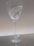 Lenox Crystal windswept wine Made in USA Mt Pleasant PA mouth blown