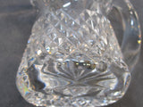 Signed Waterford crystal sugar and creamer