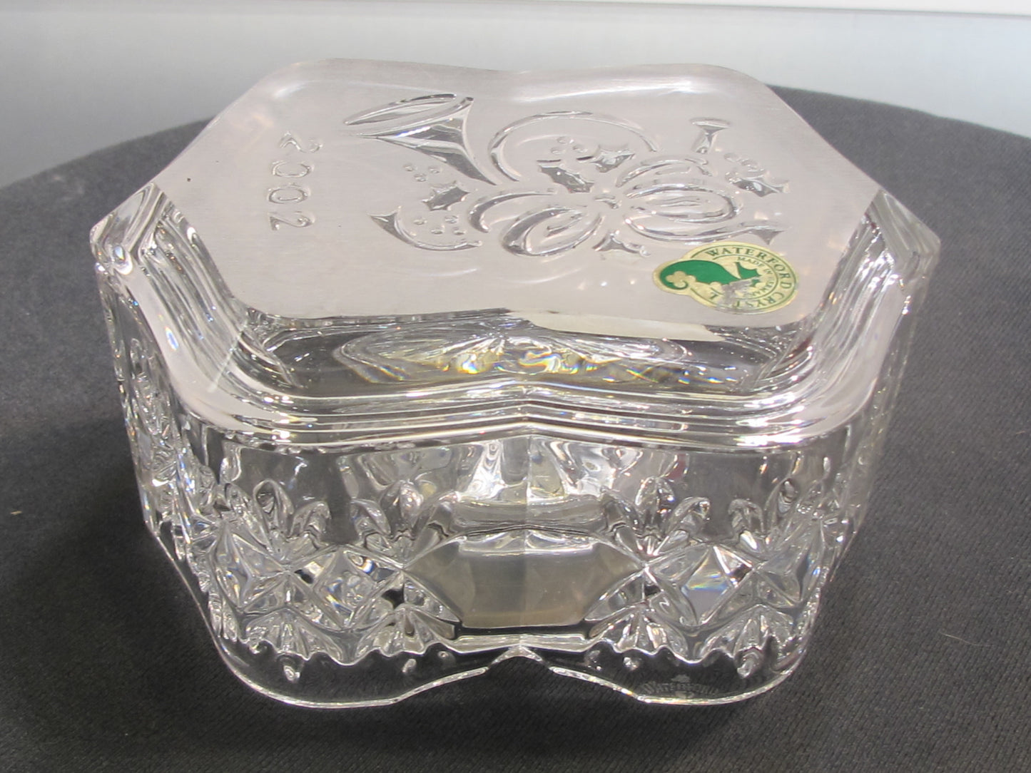 Songs of Christmas 2002 Signed Waterford crystal music box lid