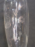 Signed Lenox HAND Cut glass bouquet vase Crystal Made in USA
