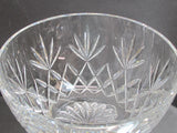 Signed Lenox Cut glass Charleston medium bowl Crystal