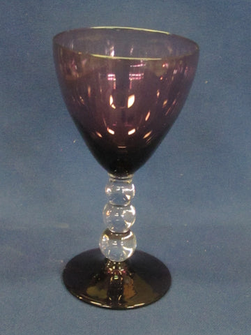Bryce Aristocrat amethyst sherry glass