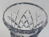 Hand cut crystal vase ideal for awards Custom Etched