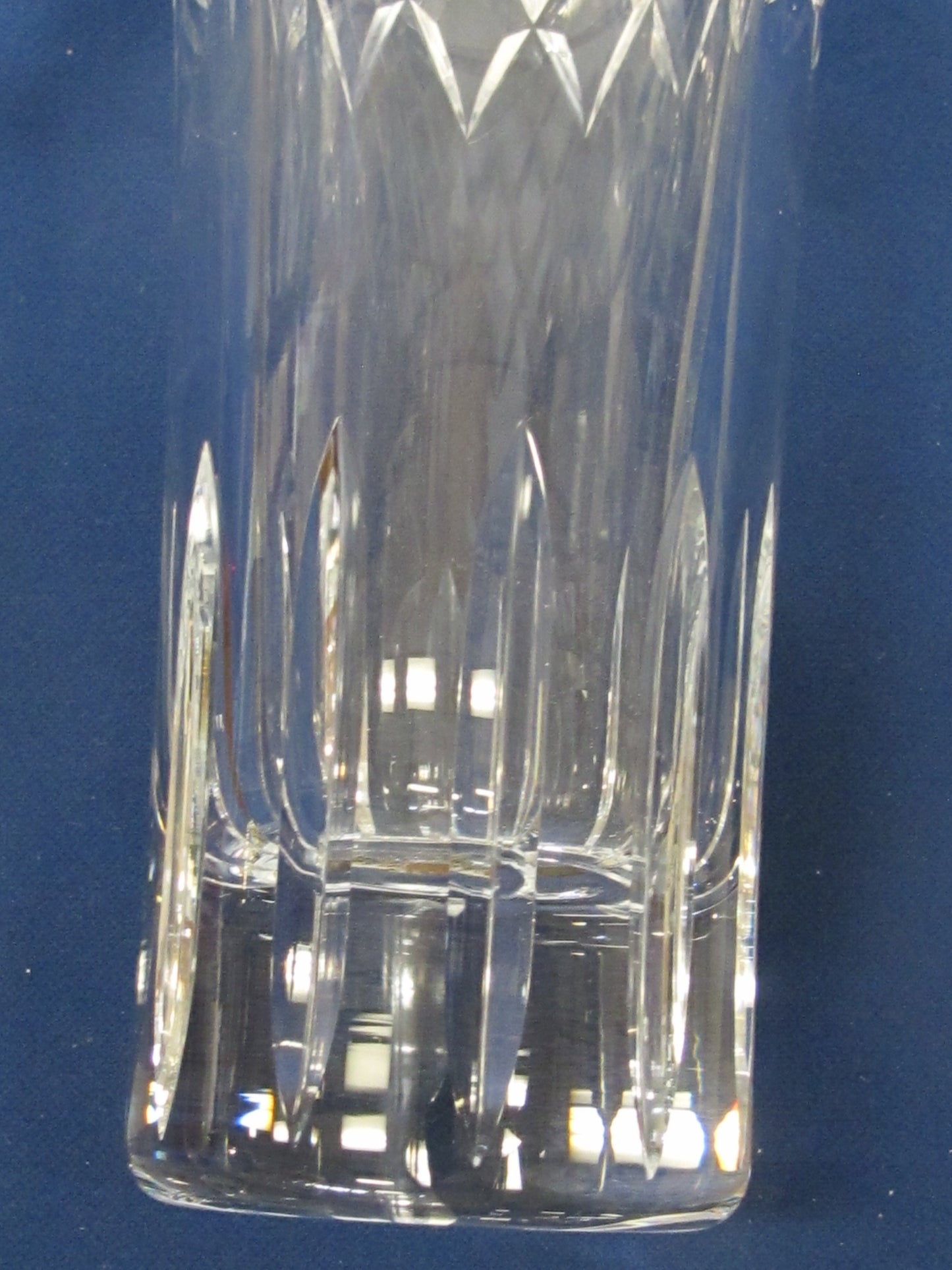 Hand cut crystal vase ideal for awards Custom Etched