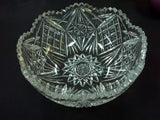 8" Antique Hand Cut Bowl Brilliant Period 1886 - 1915 - O'Rourke crystal awards & gifts abp cut glass