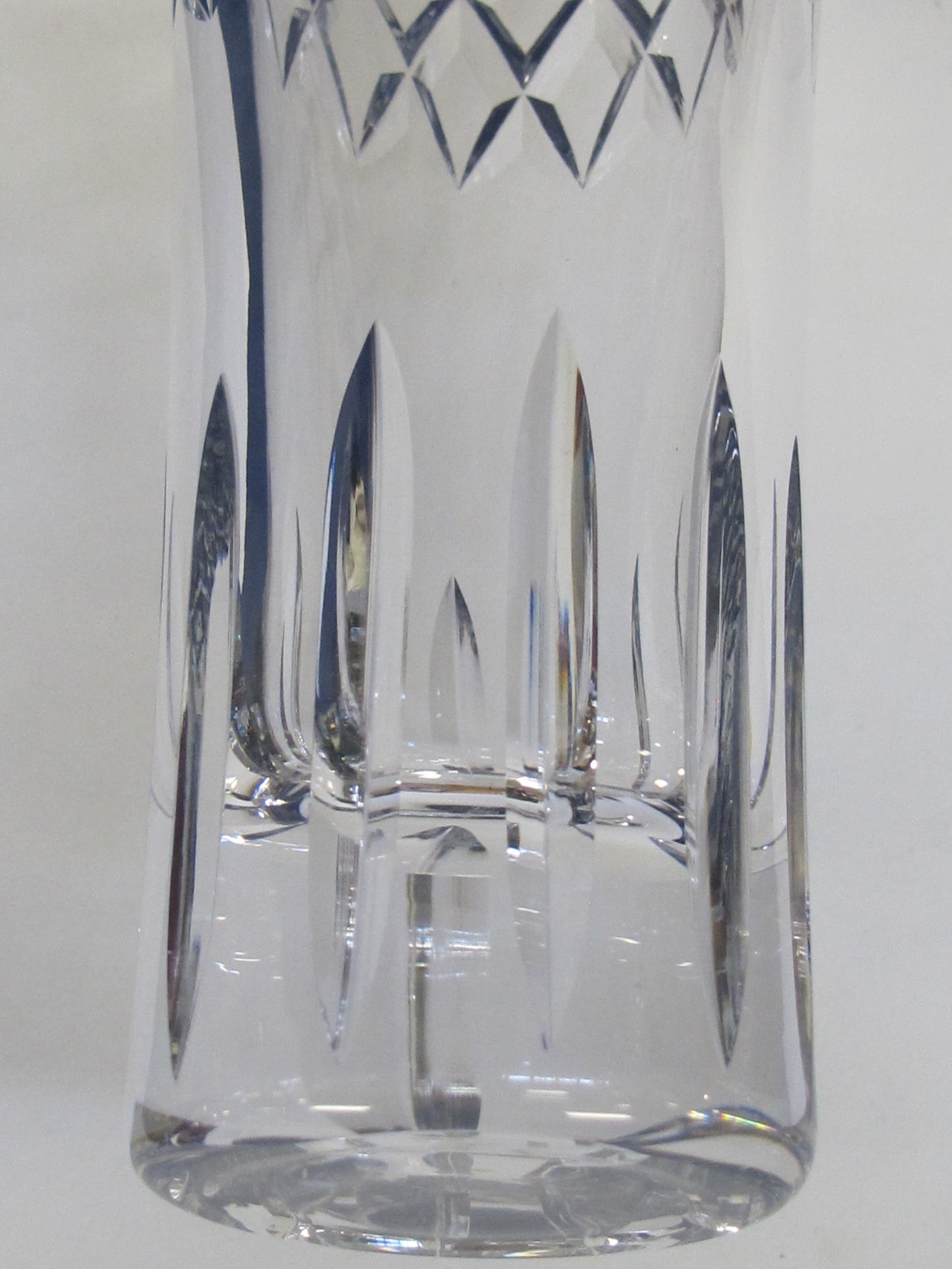 Hand cut crystal vase ideal for awards Custom Etched