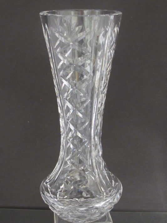 Signed Waterford crystal vase