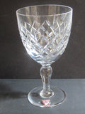 Orrefors Swedish Karolina wine glass signed,