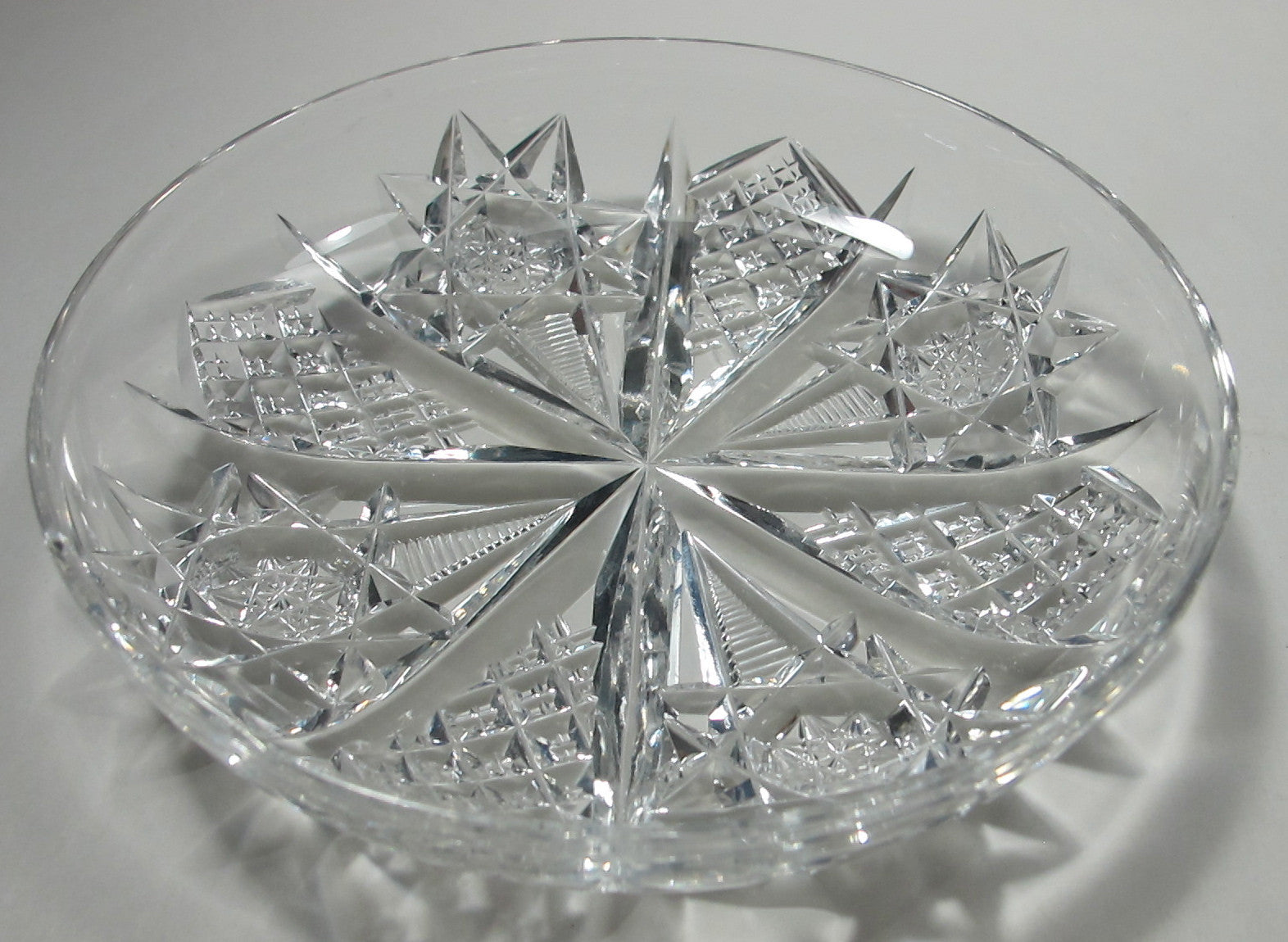 HAWKES American Brilliant Cut shops Glass Nappy Dish Bowl Signed