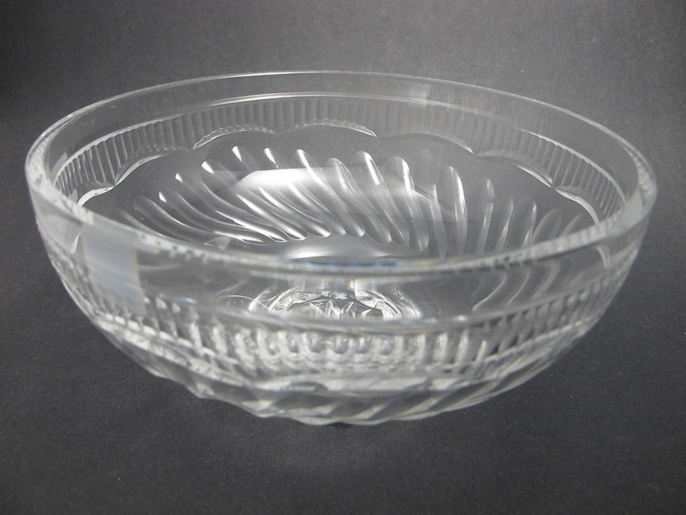 Hand Cut glass bowl hockey crystal signed – O'Rourke Crystal Awards & Gifts