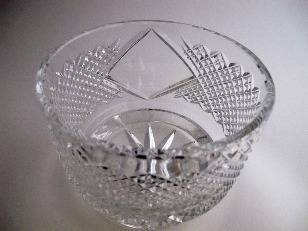 Hand Cut Crystal Award Bowl customise - O'Rourke crystal awards & gifts abp cut glass