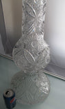 4 part American Brilliant Period Cut Glass vase ABP - O'Rourke crystal awards & gifts abp cut glass