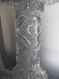 4 part American Brilliant Period Cut Glass vase ABP - O'Rourke crystal awards & gifts abp cut glass